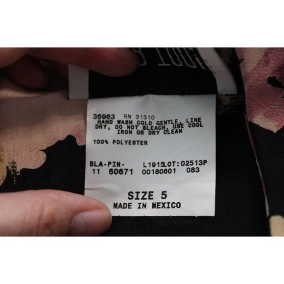 NWT Vintage Y2K Byer Too! Maxi Dress Size 5 Dainty Feminine Floral Grunge 90s - Picture 15 of 15